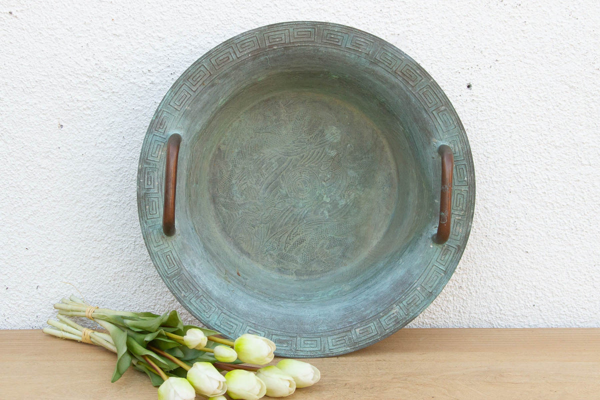 Monumental Bronze Dragon Basin