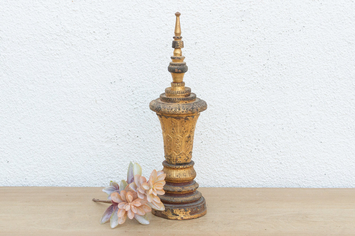 Tall & Slim Gold Thayo Stupa