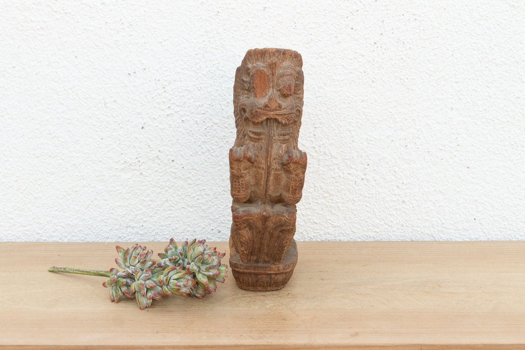 Striking Antique Yali Architectural Corbel