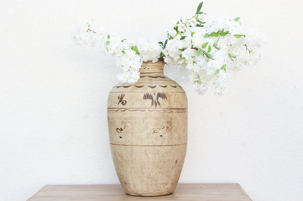 Antique Painted Stoneware Cizhou Jar