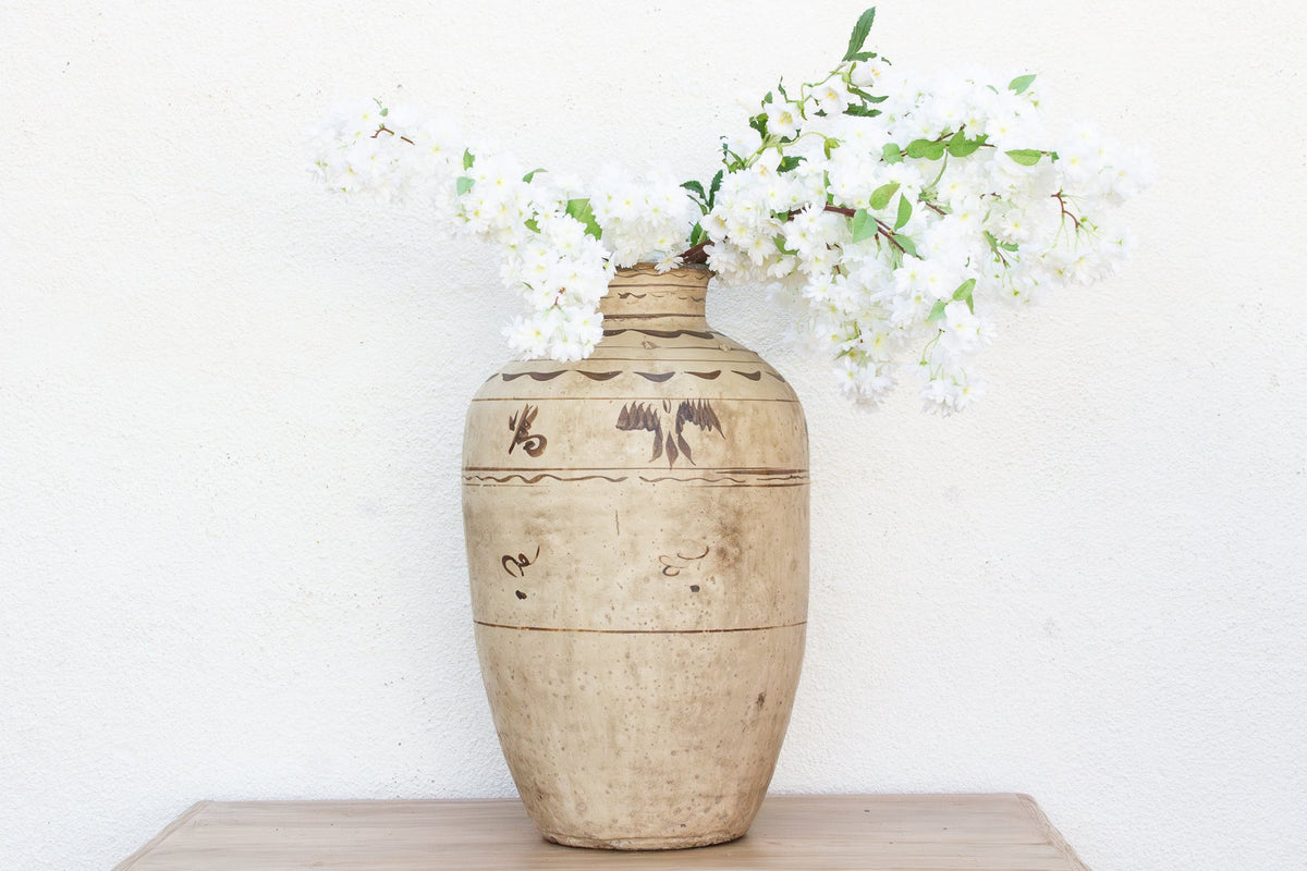 Antique Painted Stoneware Cizhou Jar