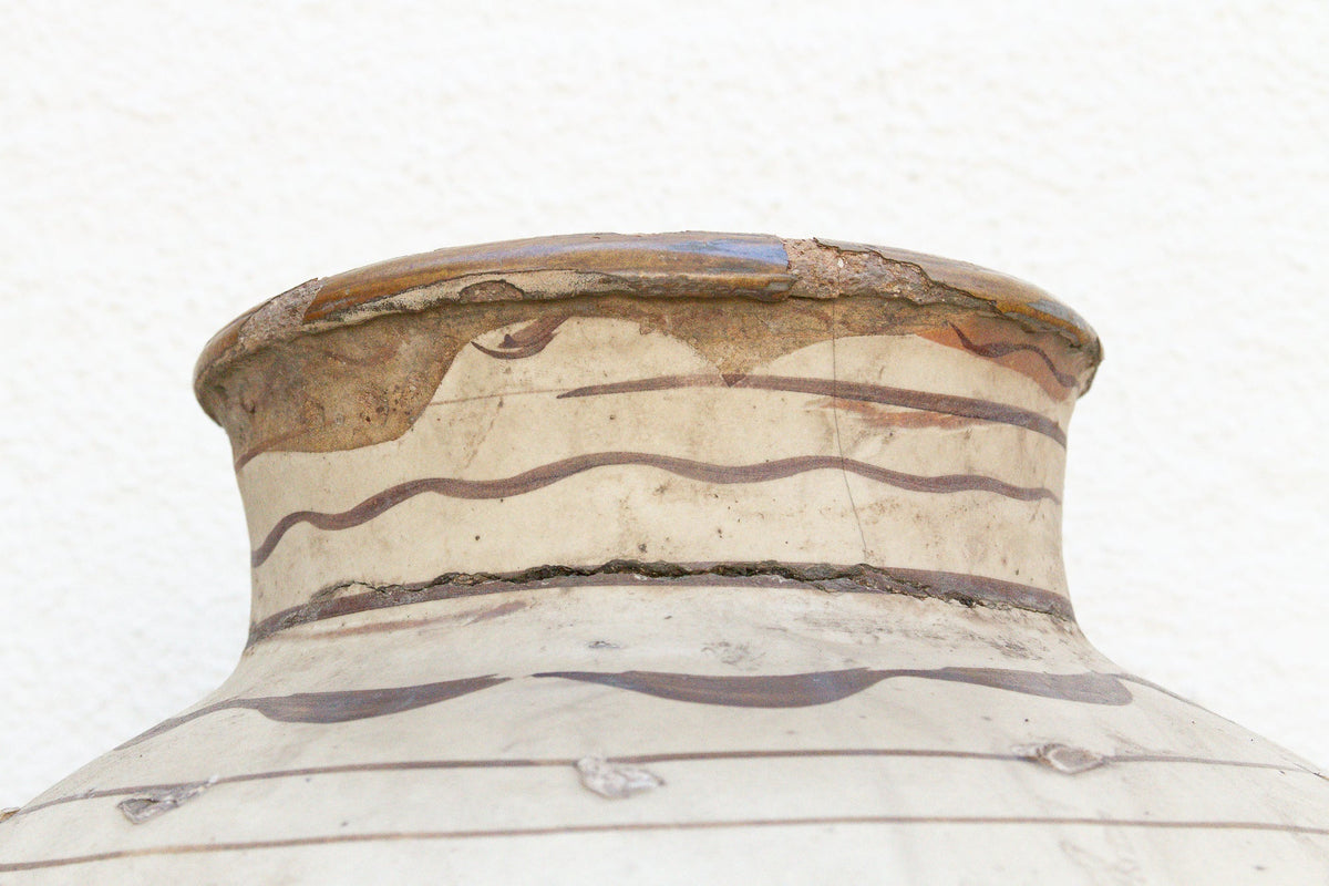 Antique Painted Stoneware Cizhou Jar