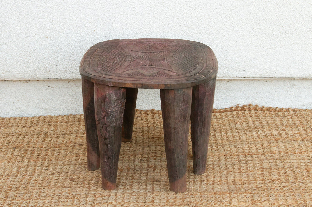 Vintage Nupe Oval Small Coffee Table