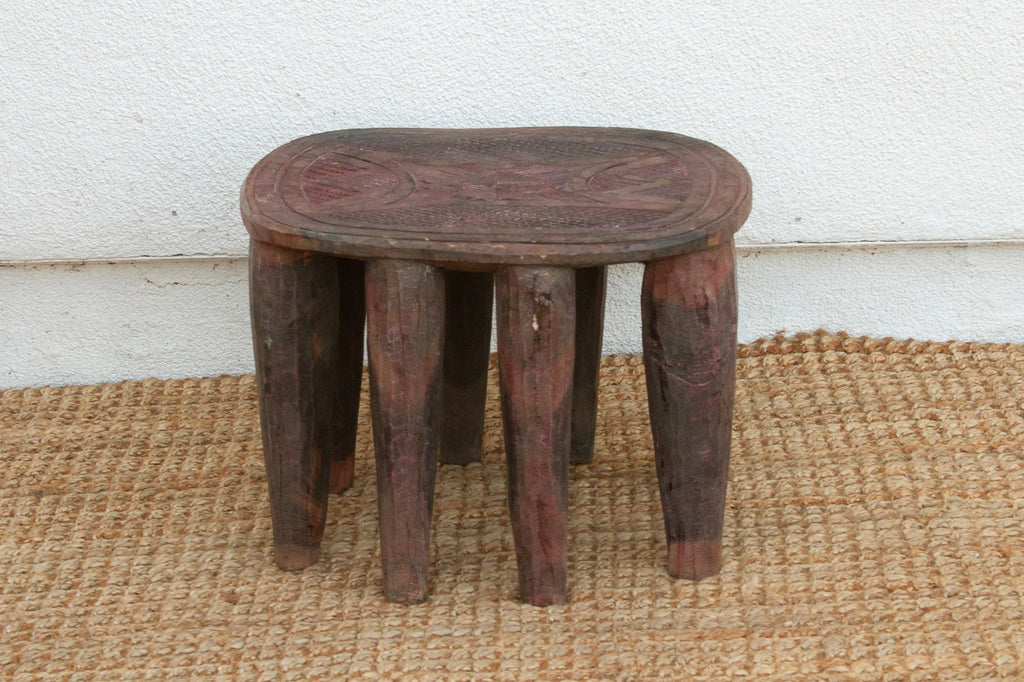 Vintage Nupe Oval Small Coffee Table
