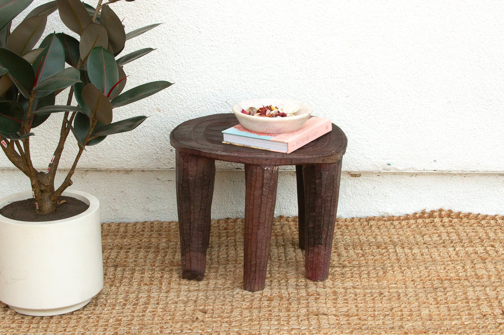 Dark Wood Small Nupe Coffee Table