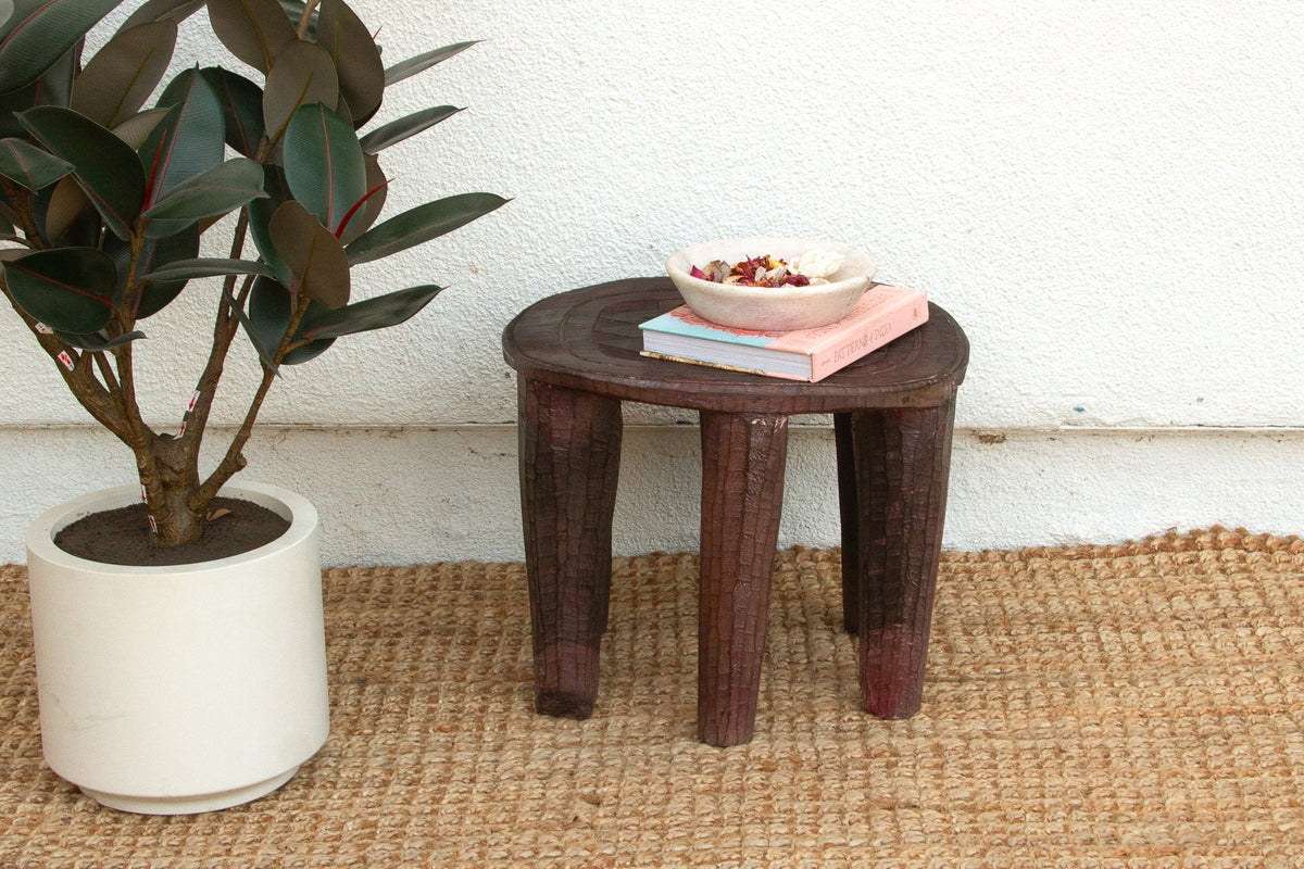Dark Wood Small Nupe Coffee Table