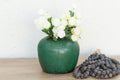 Tidal Moss Asian Ceramic Pot