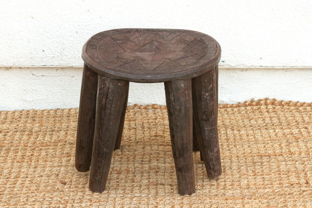 Charming Old African Nupe Side Table