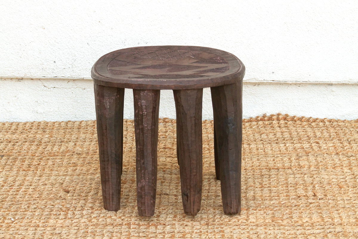 Charming Old African Nupe Side Table