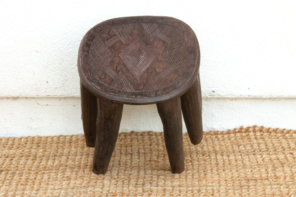 Charming Old African Nupe Side Table