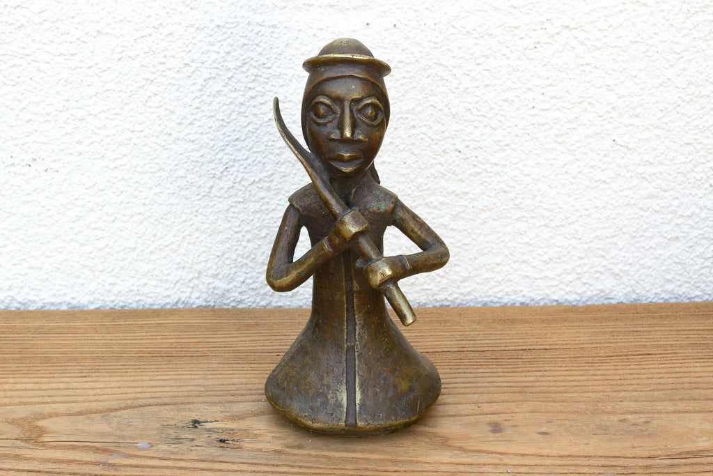 Early 20th Century Benin Style African Warrior