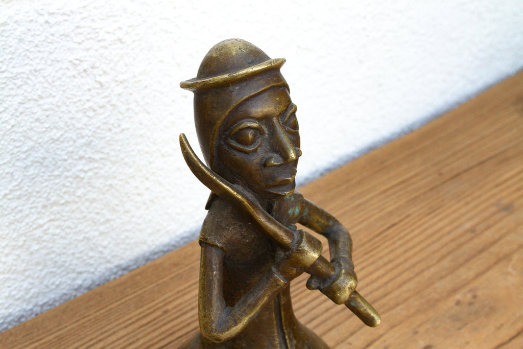 Early 20th Century Benin Style African Warrior
