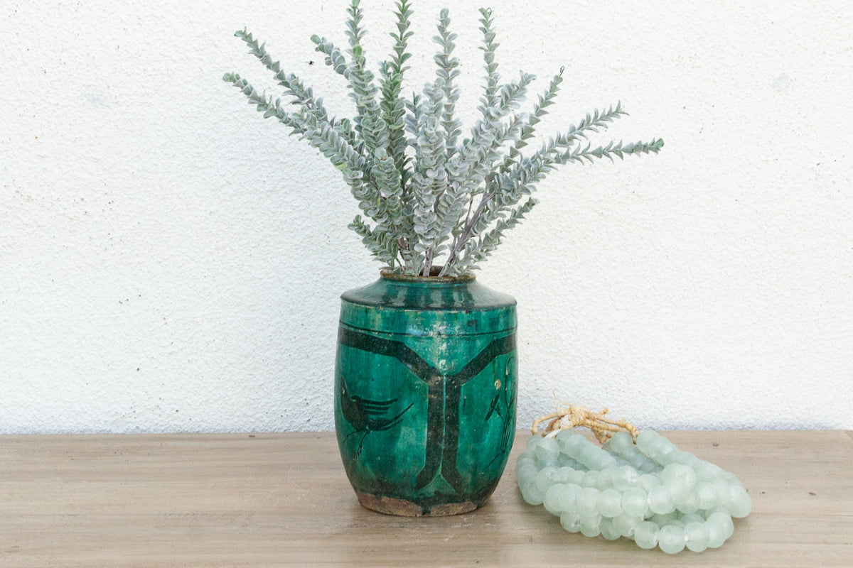 Jade Song Green Glazed Vase