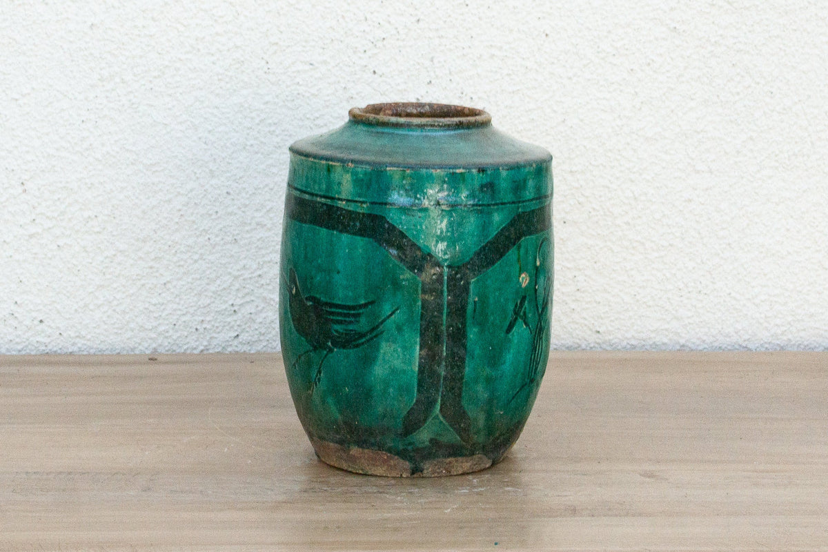 Jade Song Green Glazed Vase