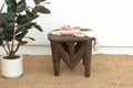 Carved Nupe Ceremonial Side Table