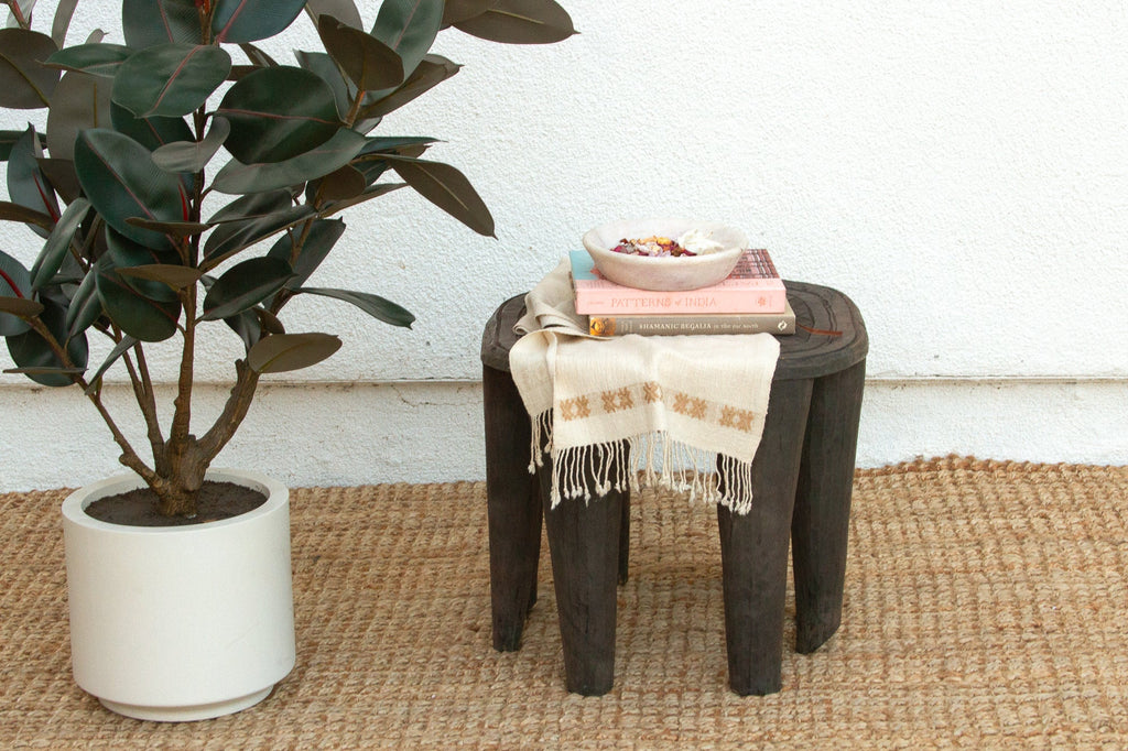 Original Nupe Carved Coffee Table