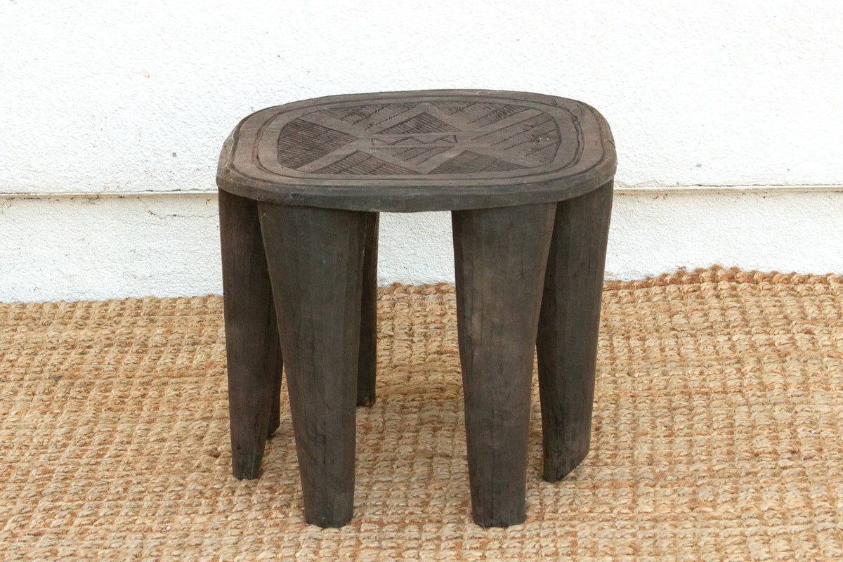 Original Nupe Carved Coffee Table