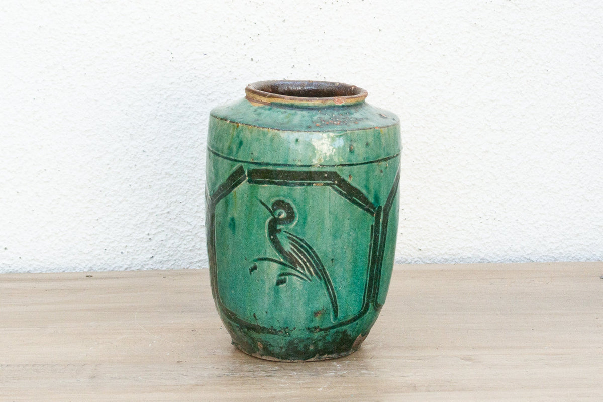 Rustic Sparrow Vintage Vase