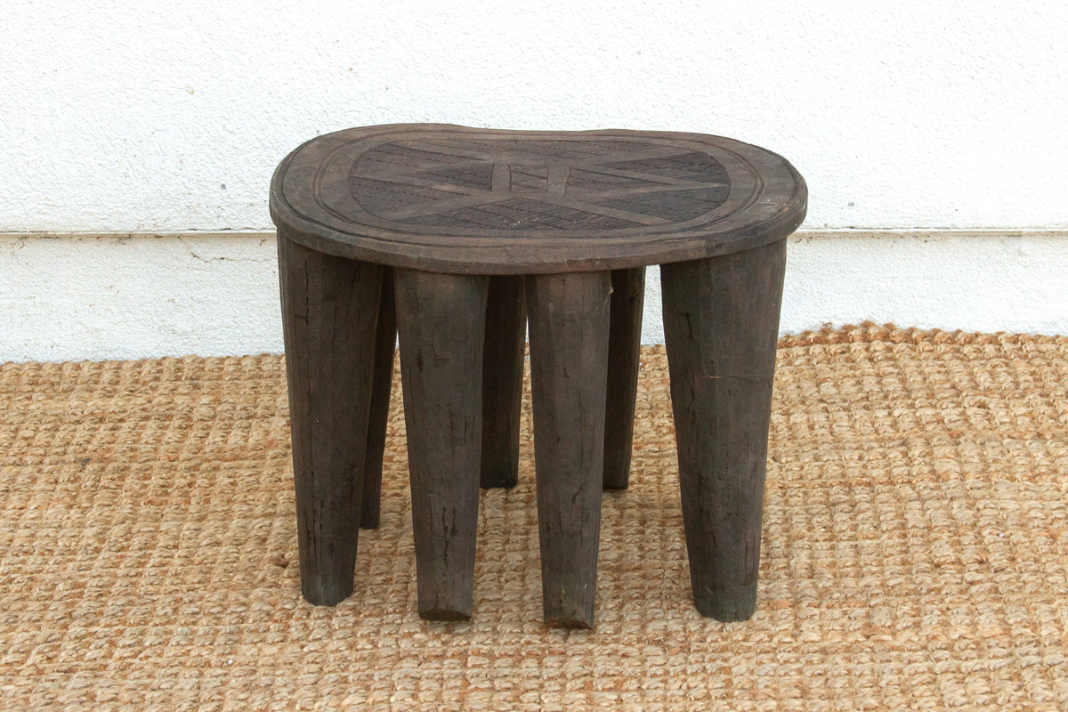 Original Nupe Carved Coffee Table
