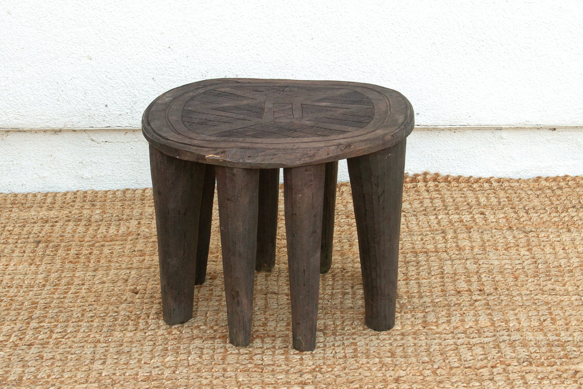Original Nupe Carved Coffee Table