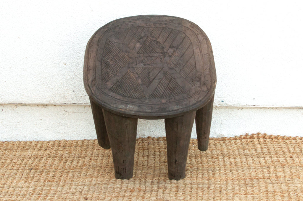 Original Nupe Carved Coffee Table