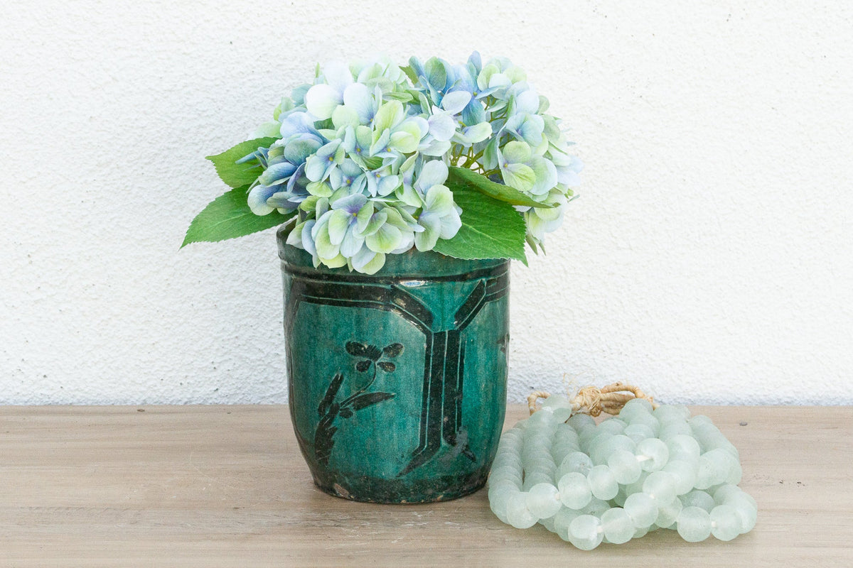 Forest Echo Glaze Asian Vase