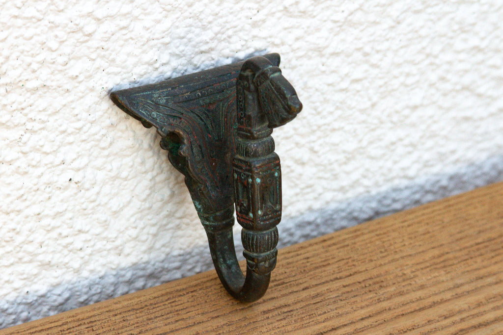Diamond Shape Bronze Tribal Hook