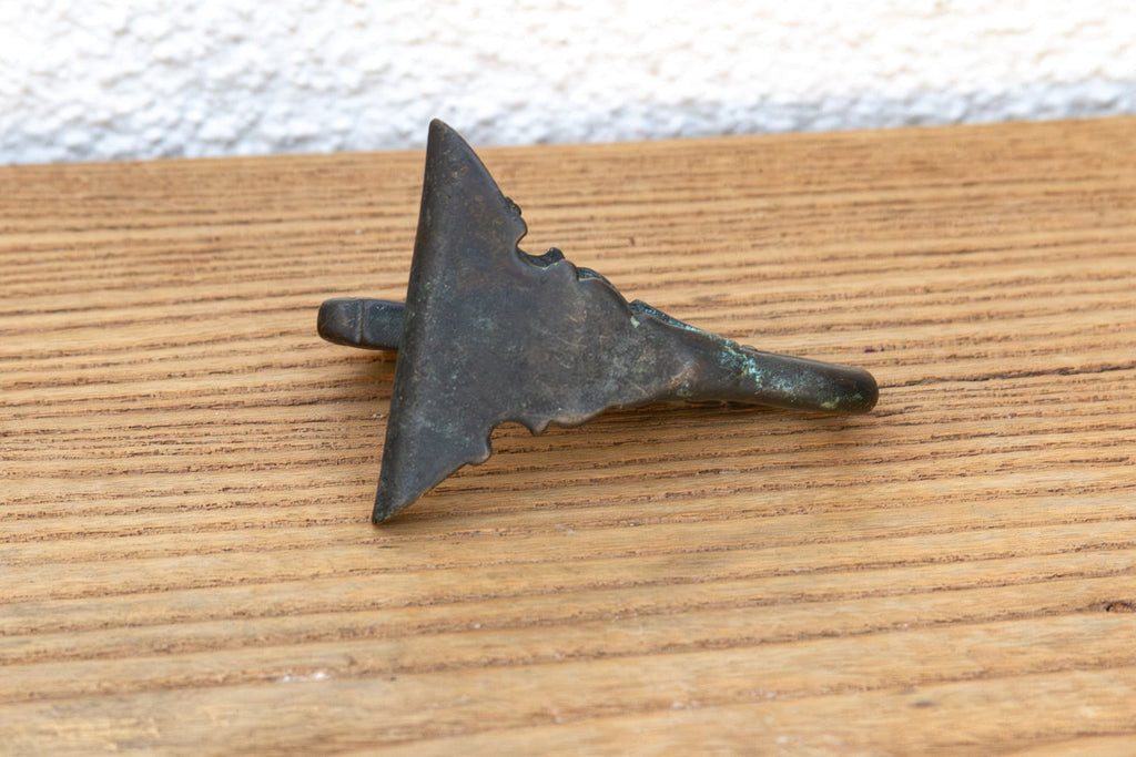 Diamond Shape Bronze Tribal Hook