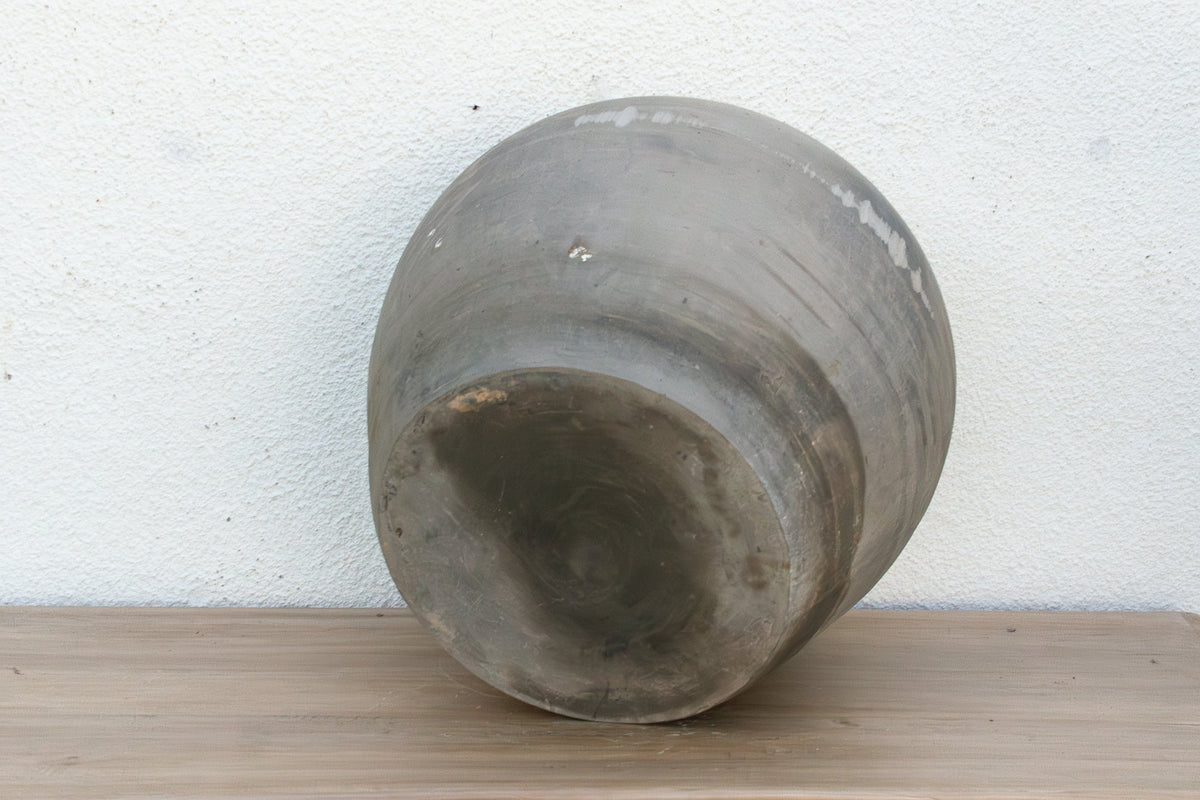 Vintage Clay Charcoal Urn