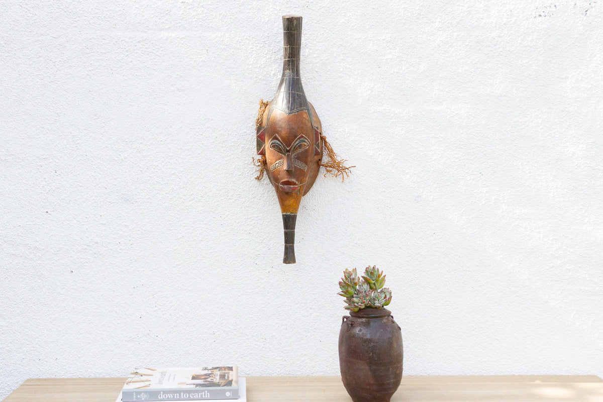 Elongated Spirit of the dance Baule Mask