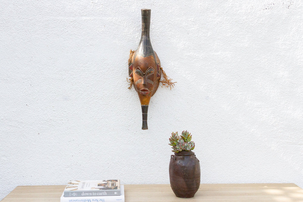 Elongated Spirit of the dance Baule Mask
