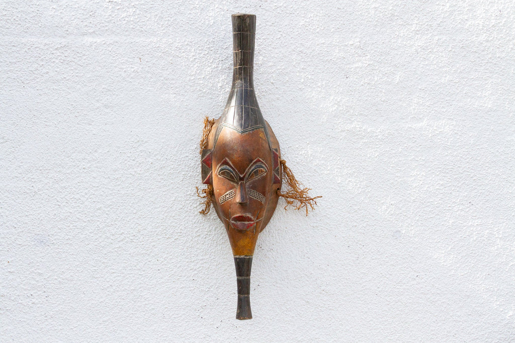 Elongated Spirit of the dance Baule Mask