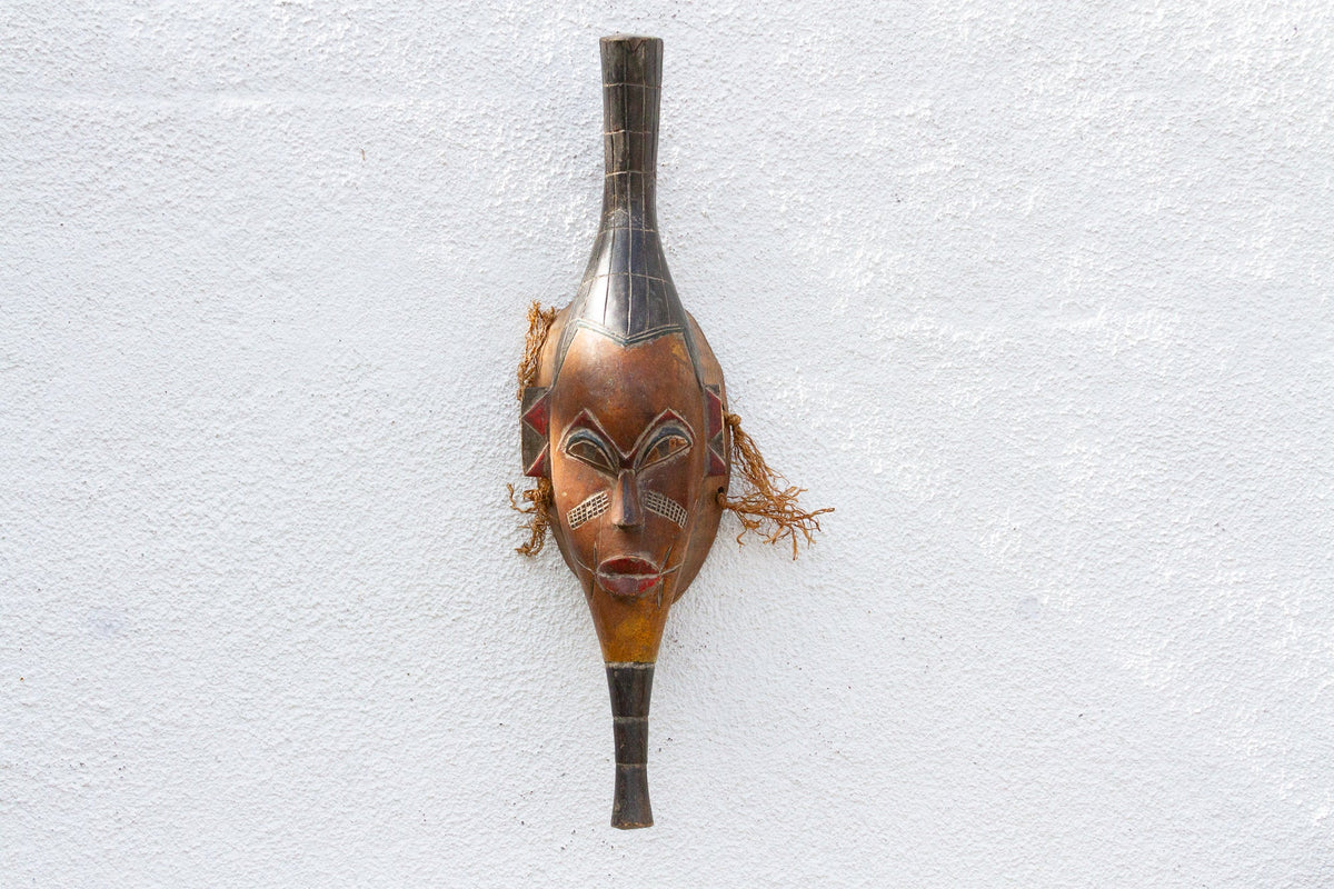 Elongated Spirit of the dance Baule Mask