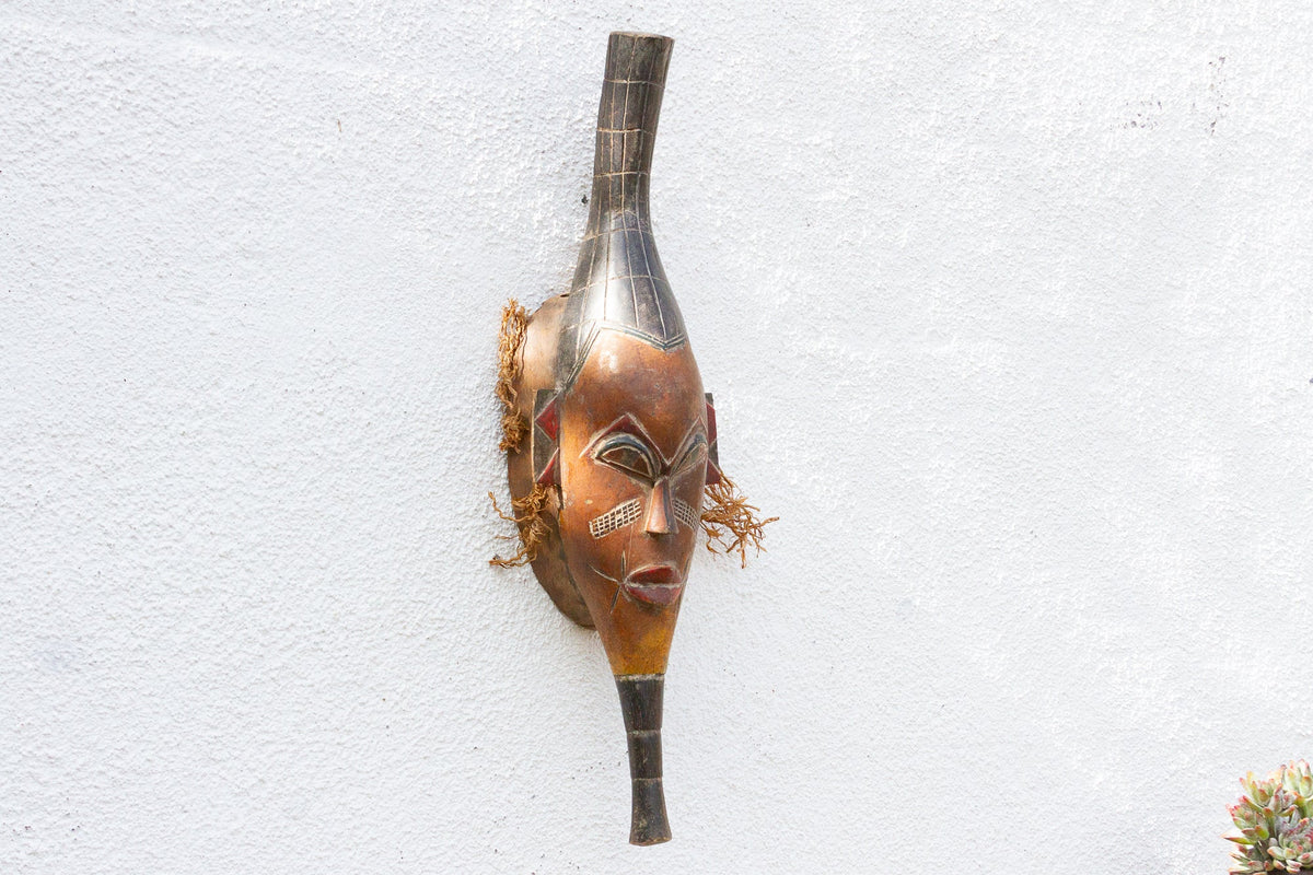 Elongated Spirit of the dance Baule Mask