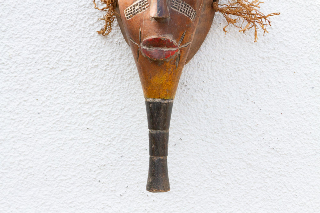 Elongated Spirit of the dance Baule Mask