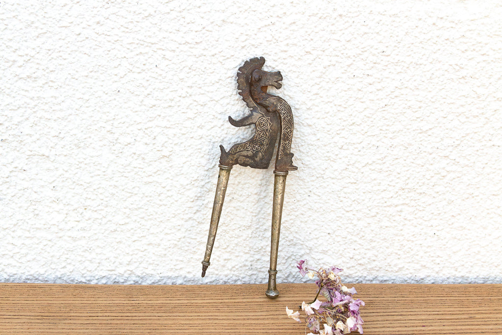 Antique Bronze & Iron Mythological Sarota