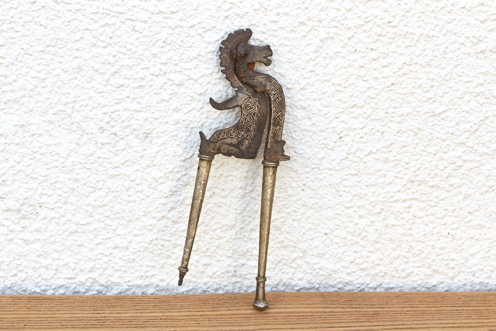 Antique Bronze & Iron Mythological Sarota