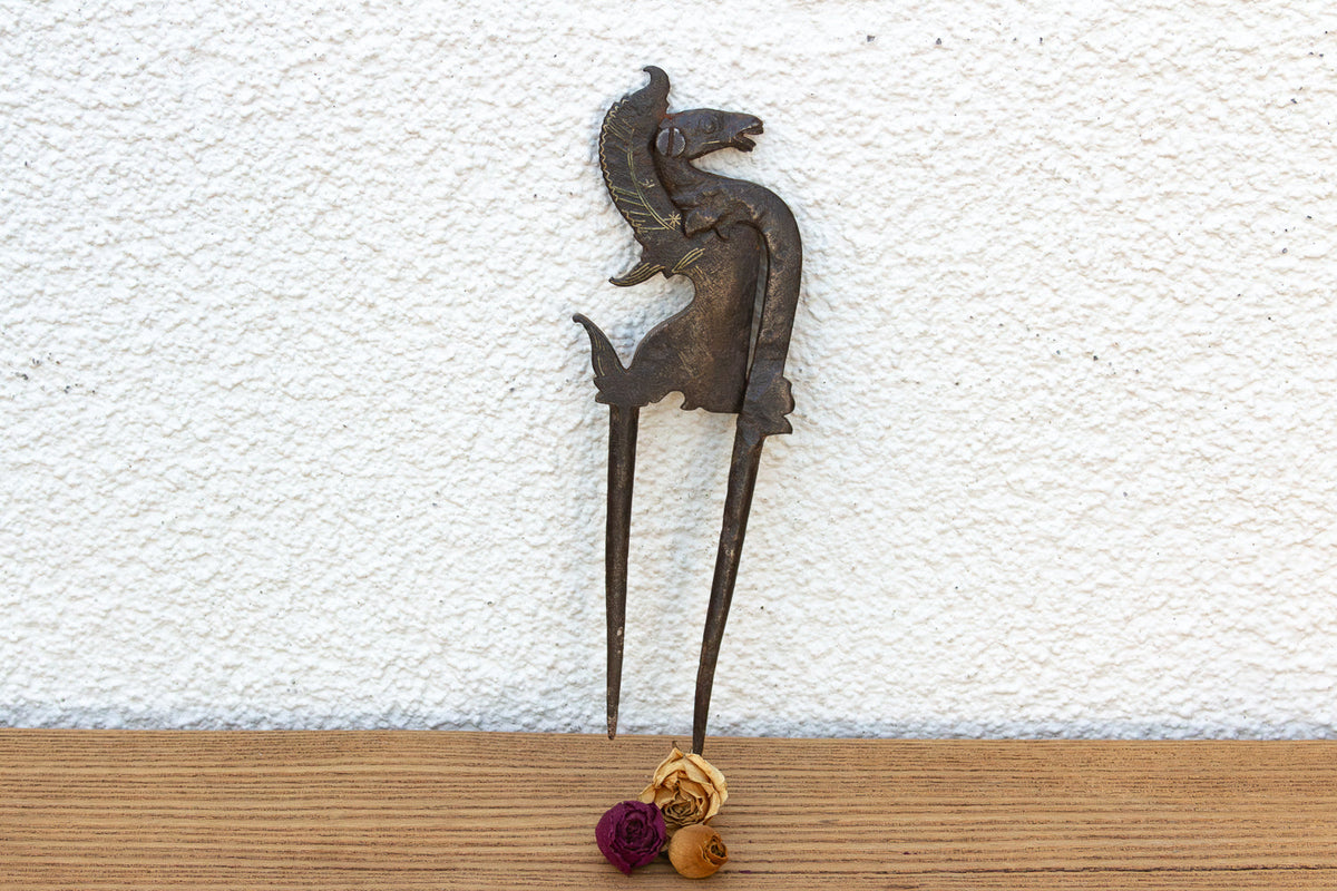 Ancient North Indian Metal Betel Cutter