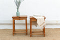 Pair of Antique Chinese Rectangular Stools