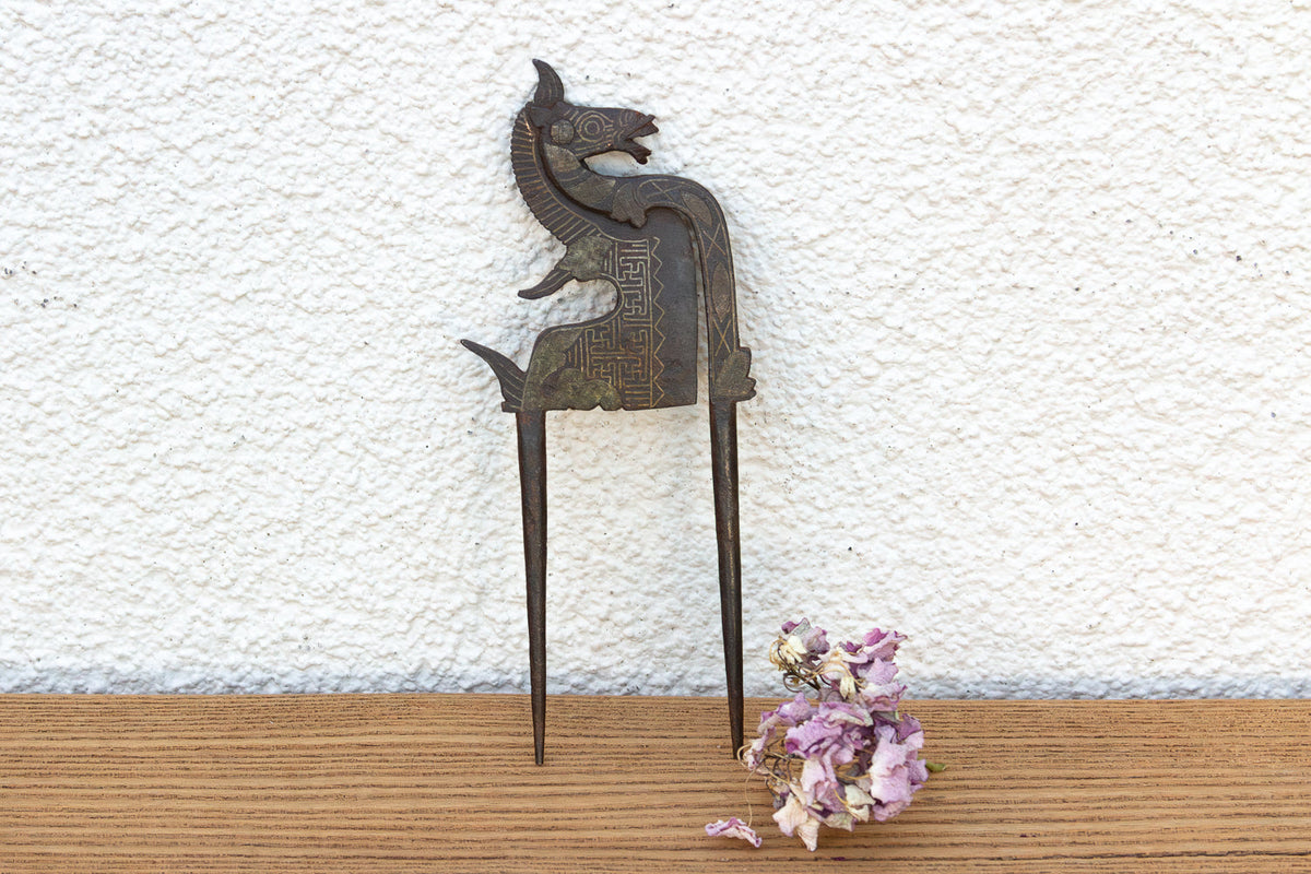 Antique Verdigris Metal Cutter