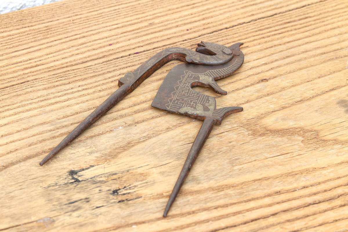 Antique Verdigris Metal Cutter