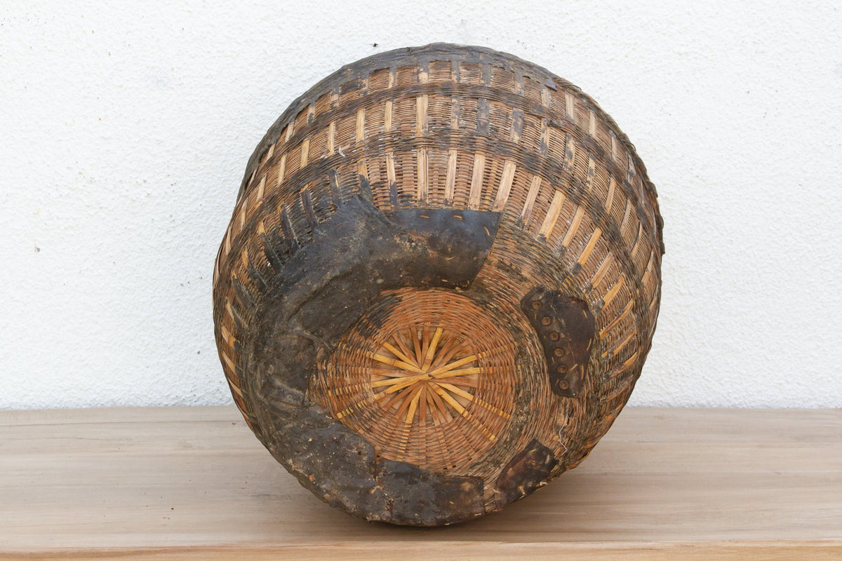 Rustic Wicker Primitive Basket