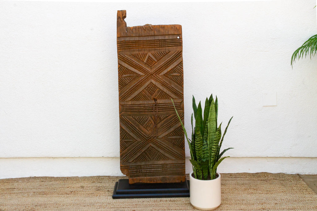 Finely Carved Antique Gurunsi Door