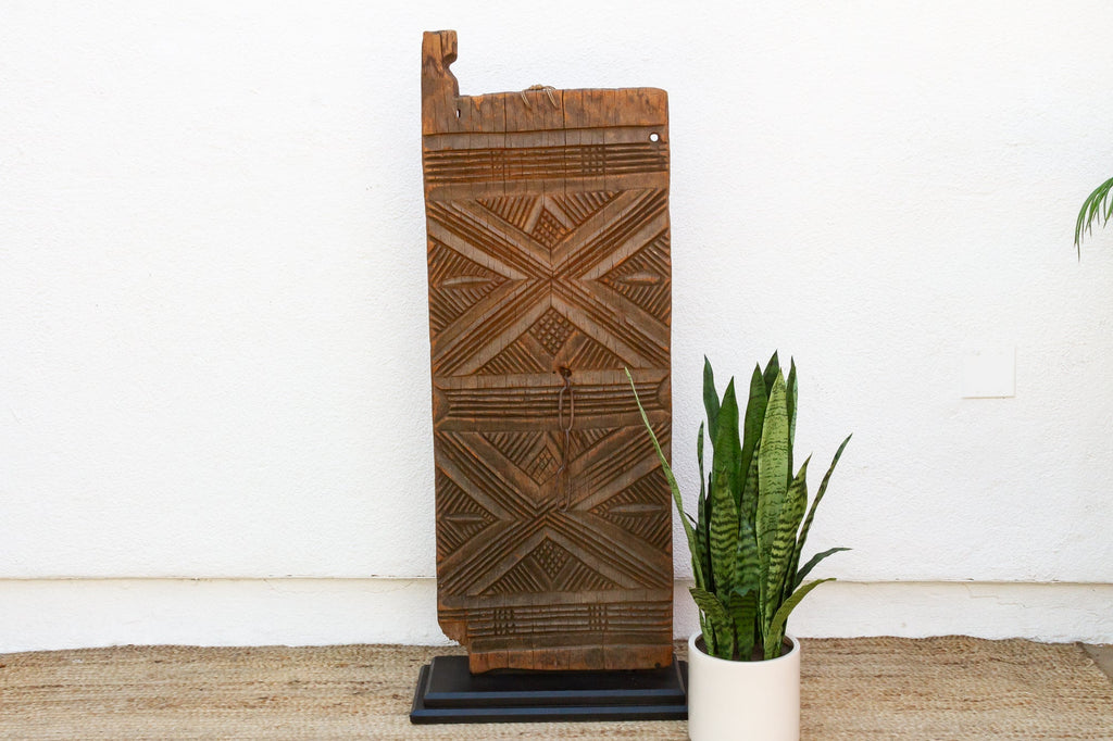 Finely Carved Antique Gurunsi Door
