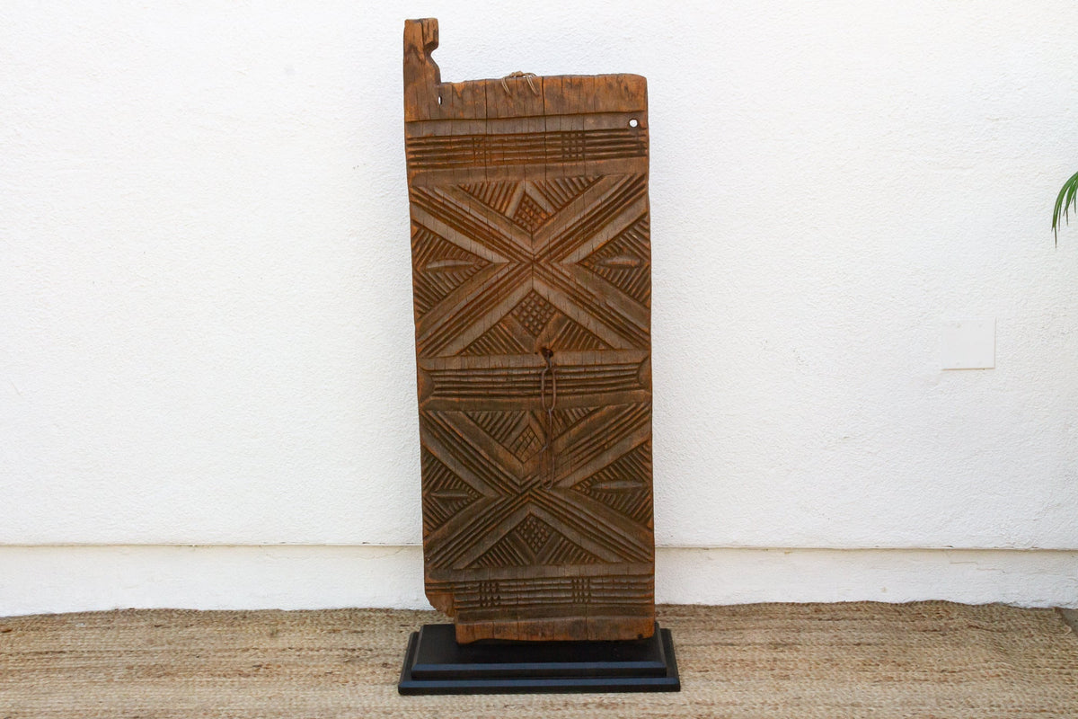 Finely Carved Antique Gurunsi Door