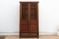 Tall Antique Chinese Lattice Noodle Cabinet