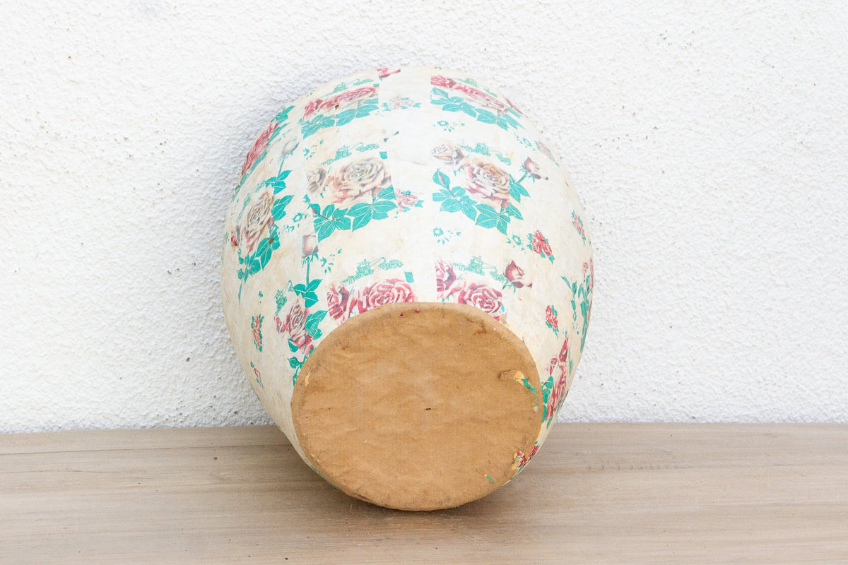 Botanical Art Vintage Mongolian Basket