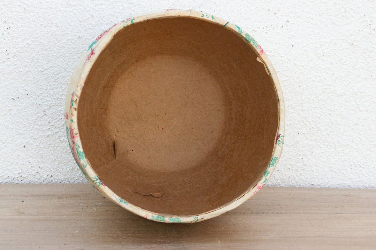 Botanical Art Vintage Mongolian Basket