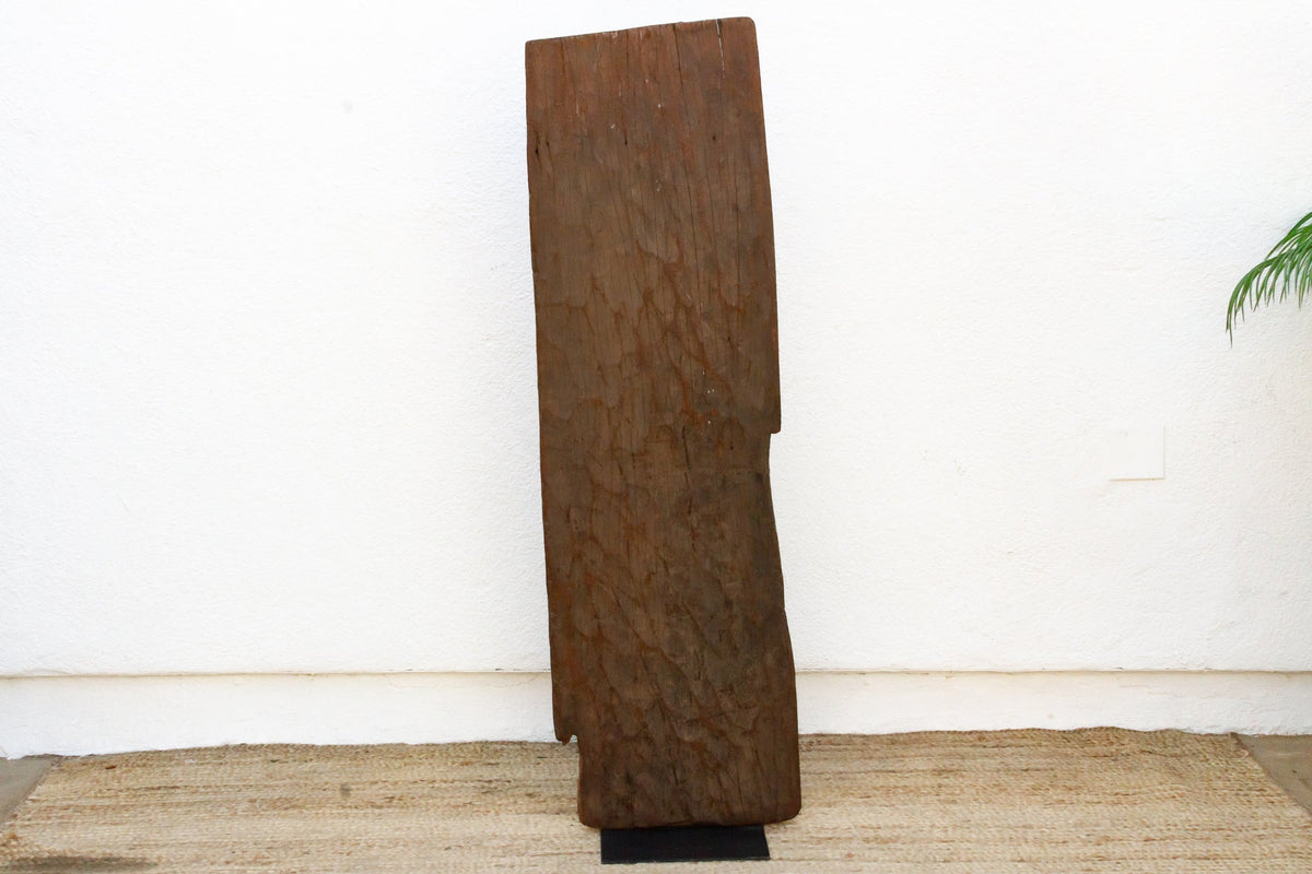 Ancient Carved Yoruba Figurative African Door