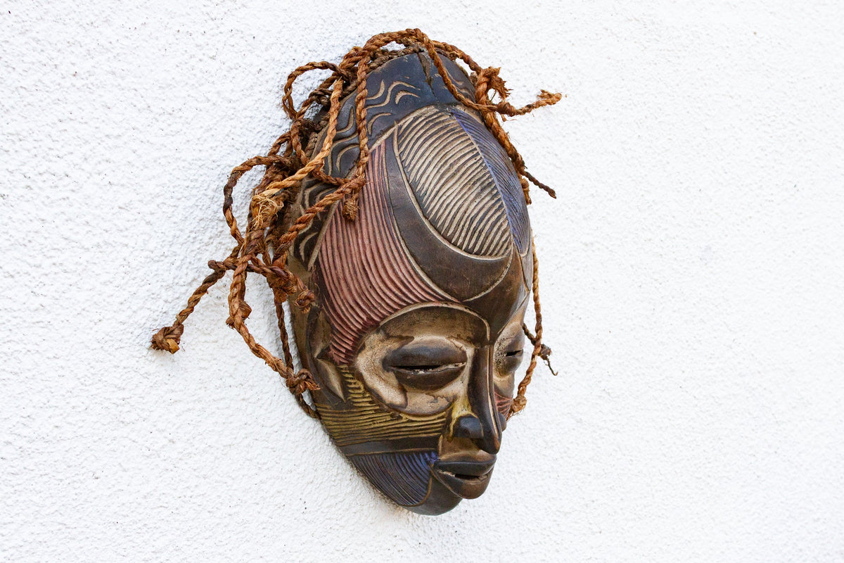 Vintage African Guro Ritual Mask